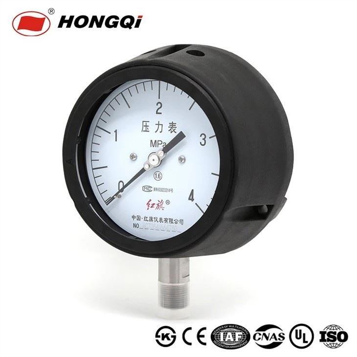 Front Flanged Panel Mount Dry Process Pressure Gauge