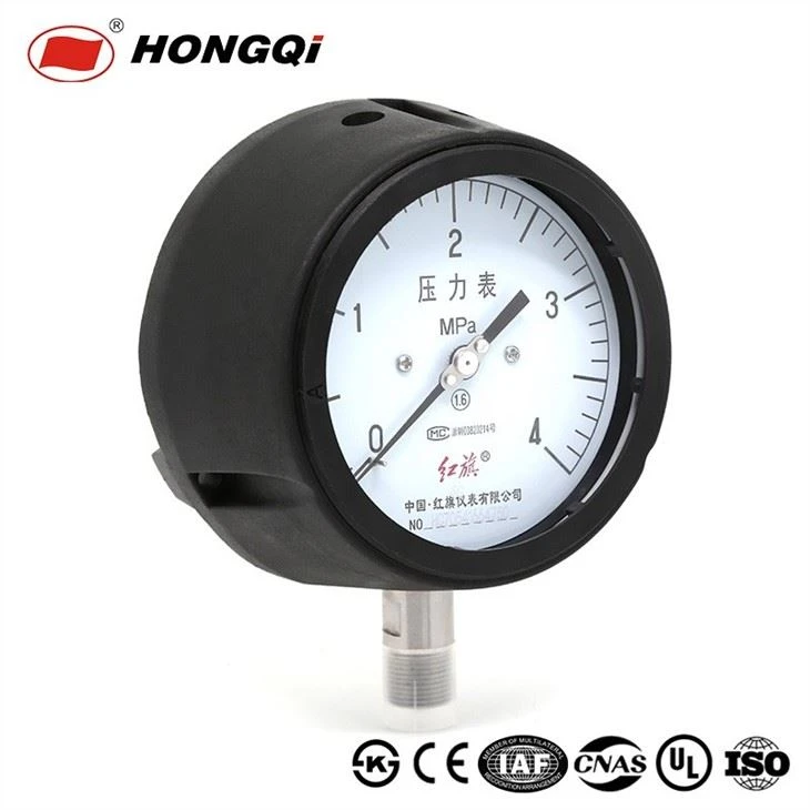 Front Flanged Panel Mount Dry Process Pressure Gauge