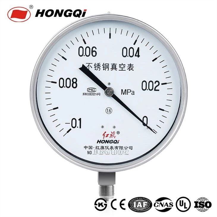Hongqi Y{0}}bf olajjal töltött ütésállóság, rozsdamentes acél nyomásmérő/OEM