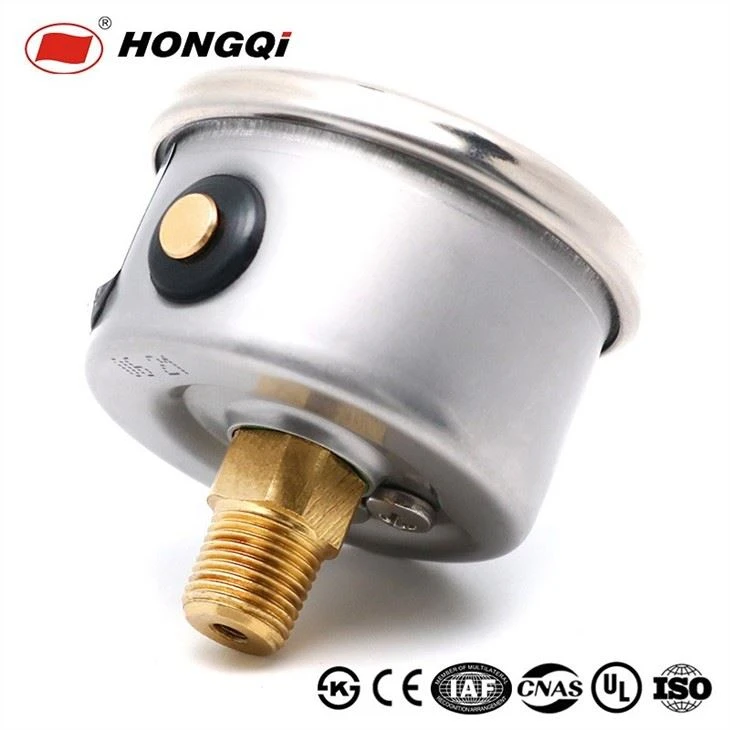 Liquid-Filled Pressure Gauge, 14 NPT Back Mount